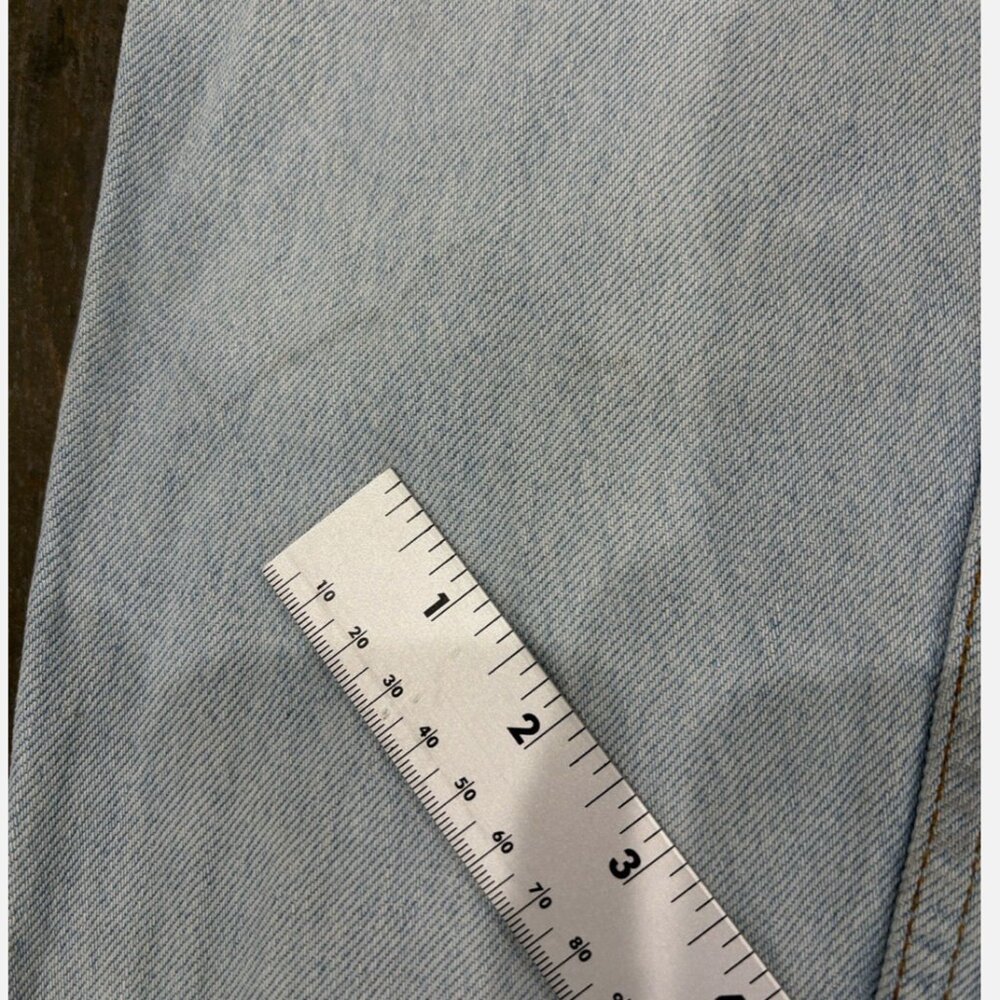 VINTAGE 1988 501 LEVI'S HAND PAINTED FLAG 501 XX Mens (Actual 26x32.5) Jean - Picture 8 of 14